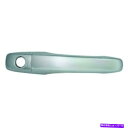 クロームカバー 2011-2019ジープグランドチェロキークロムドアハンドルカバー付きスマートキー Fits 2011-2019 Jeep Grand Cherokee Chrome Door Handle Covers W/Smartkey(2)