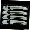 クロームカバー ダッジグランドキャラバン08-15クロム4ドアハンドルカバー付き客 FOR DODGE GRAND CARAVAN 08-15 CHROME 4...