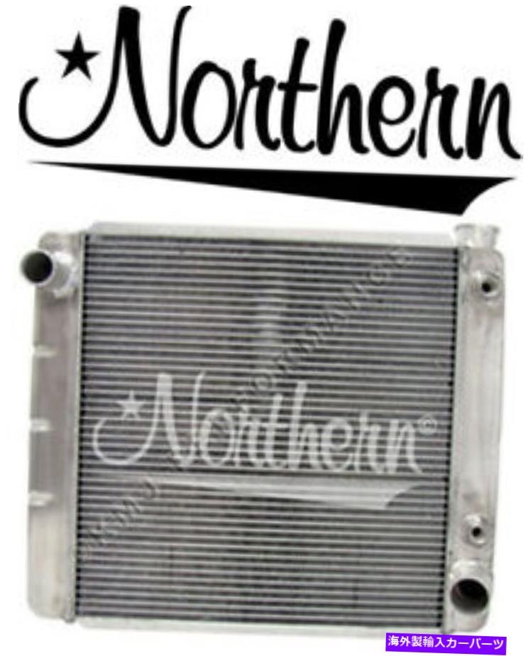 Radiator ノーザン209614アルミニウムラジエーターシェビーGM 28 x 19トランスミッションオイルクーラー Northern 209614 Aluminum Radiator Chevy GM 28 X 19 With Transmission oil cooler