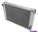 Radiator 1984 1985 1986 1987 1988ポンティアックフィエロ3列アルミニウムチャンピオンWRラジエーター 1984 1985 1986 1987 1988 Pontiac Fiero 3 Row Aluminum Champion WR Radiator(2)