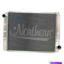 Radiator ノーザン209691 2列レースプロアルミニウムラジエーターGMシボレー28 "x 19"トリプルパス Northern 209691 2-Row Race Pro Aluminum Radiator GM Chevy 28" x 19" Triple Pass