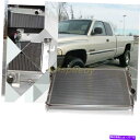 Radiator ラジエーターフィット94-02ダッジラム2500 3500クアッドキャブ5.9Lディーゼルエンジンフルアルミニウム Radiator Fit ...