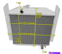 Radiator 1949 50 51 52 Studebaker、ピックアップトラックのみ、チャンピオン3列のCA卒業生ラジエーター 1949 50 51 52 Studebaker , Pick-Up Truck Only, Champion 3 Row CA Alum Radiator