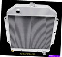 Radiator チャンピオン2列アルミニウムラジエーター1949-1953フォードカーセダンシボレーエンジンスワップ CHAMPION 2 ROW ALUMI...