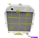 Radiator 3列のコールドチャンピオンラジエーター1949 1950 1951 1952 1953 Ford Cars Chevy Engine 3 Ro...