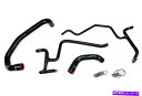 Radiator HPSブラックシリコンラジエーターホースキットダッジ05-08マグナムR/T 5.7L V8クーラント HPS Black Silicone ...