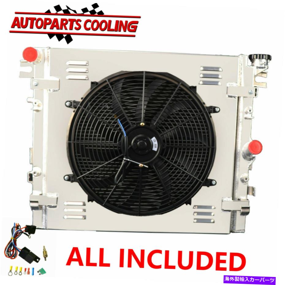 Radiator 3列のラジエーター+シュラウドファン+リレー07-15ジープラングラーJK 3.6L 3.8L V6オフロード 3 ROW Radiator+Shroud Fan+Relay For 07-15 Jeep Wrangler JK 3.6L 3.8L V6 Offroad