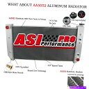Radiator 4列アルミニウムラジエーターフィット1982-1992 Chevy C/K 1500 2500 Blazer 6.2L V8ディーゼル 4 ROW ALUMINUM RADIATOR FIT 1982-1992 CHEVY C/K 1500 2500 BLAZER 6.2L V8 DIESEL(2)