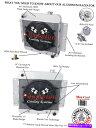 Radiator 3列のQRチャンピオンラジエーター、1962年から1967年のシボレーシボレーII Nova V8 Convの14インチファン 3 Row Q...