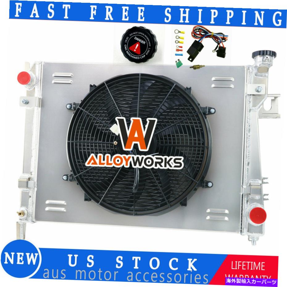 Radiator 3列のラジエーター +シュラウド +ファン2004-2009 Dodge Ram 1500 2500 3500 5.7L V8 HEMI 3 Row Radiator +Shroud +Fan For 2004-2009 Dodge Ram 1500 2500 3500 5.7L V8 HEMI