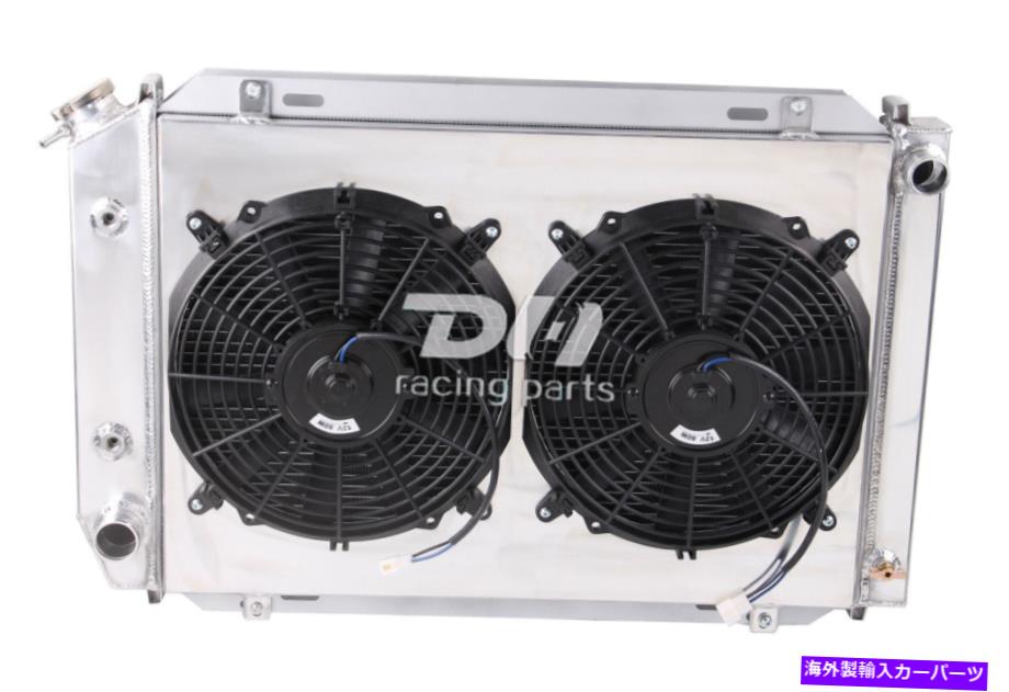 Radiator 4ROWラジエーターとシュラウドファン79-93フォードマスタングマーキュリーマークVIIサンダーバードLtd 4Row Radiator&Shroud Fan For 79-93 Ford Mustang Mercury Mark VII Thunderbird LTD