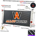 Radiator 1994年から2002年の4列のラジエーターダッジRAM 2500 3500クアッドキャブ5.9L L6ディーゼル 4 Row Radiato...