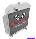 Radiator 1949年の4列割引チャンピオンラジエーター50 51 52 1953 Ford Cars Chevy Engine 4 Row Discou...