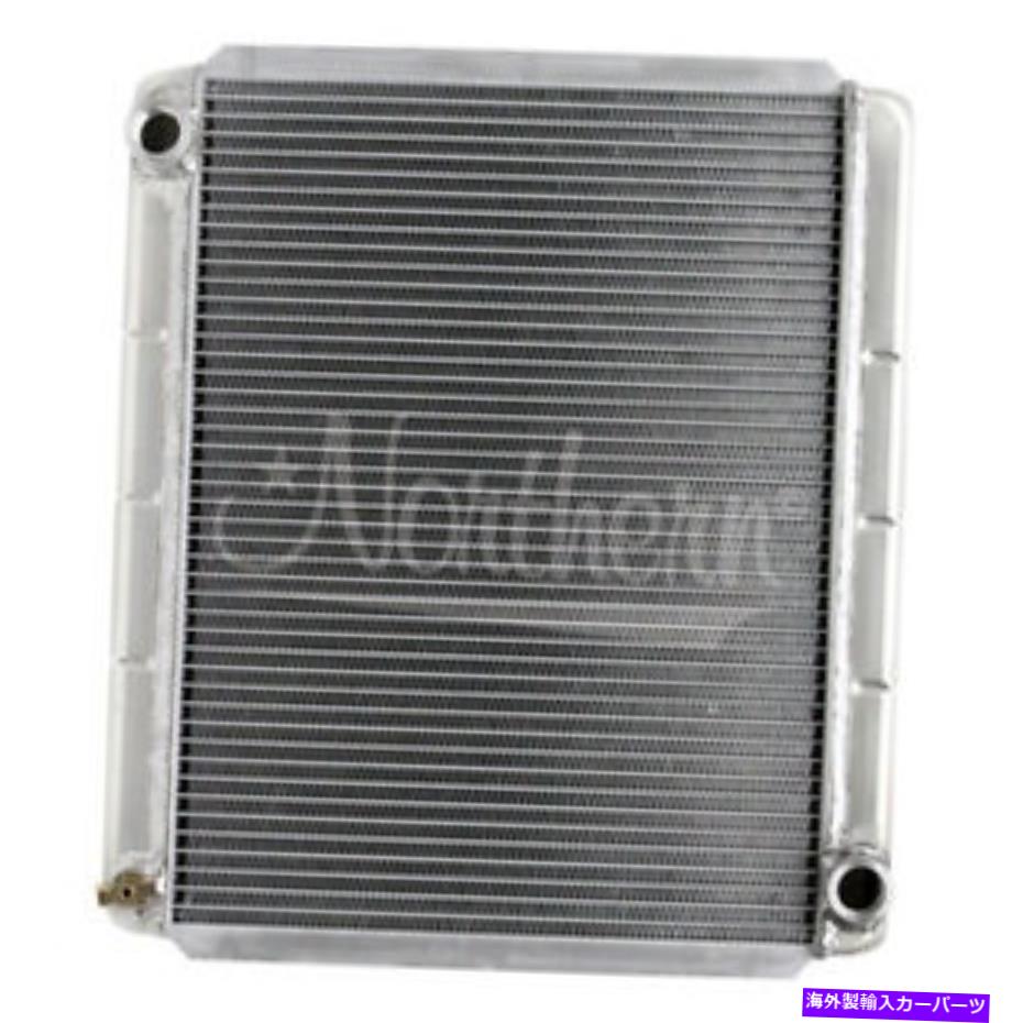 Radiator ノーザン209648レースプロストックカーアルミニウムラジエーター3/4 NPTインレットアウトレット17x19 Northern 209648 Race Pro Stock Car Aluminum Radiator 3/4 NPT Inlet Outlet 17x19