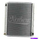 Radiator ノーザン209648レースプロストックカーアルミニウムラジエーター3/4 NPTインレットアウトレット17x19 Northern 209648 Race Pro Stock Car Aluminum Radiator 3/4 NPT Inlet Outlet 17x19