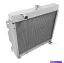 Radiator 1970 1971 1972ダッジ、プリマス4列wrラジエーターボディ(小さなブロックV8エンジン) 1970 1971 1972 Dodge, Plymouth 4 Row WR Radiator A BODY (Small Block V8 Engine)(2)