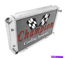 Radiator 1980 -93マスタング/フォードカー4列コアオールアルミニウムアライアントラジエーターMC138 1980 -93 Mustang/For...