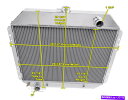 Radiator 1975 1976 1977 1978 1979 Ford F-350 4列のサブゼロラジエーターは850hp V8を冷却します 1975 1976 1977 1978 1979 Ford F-350 4 Row SubZero Radiator Will Cool 850hp V8