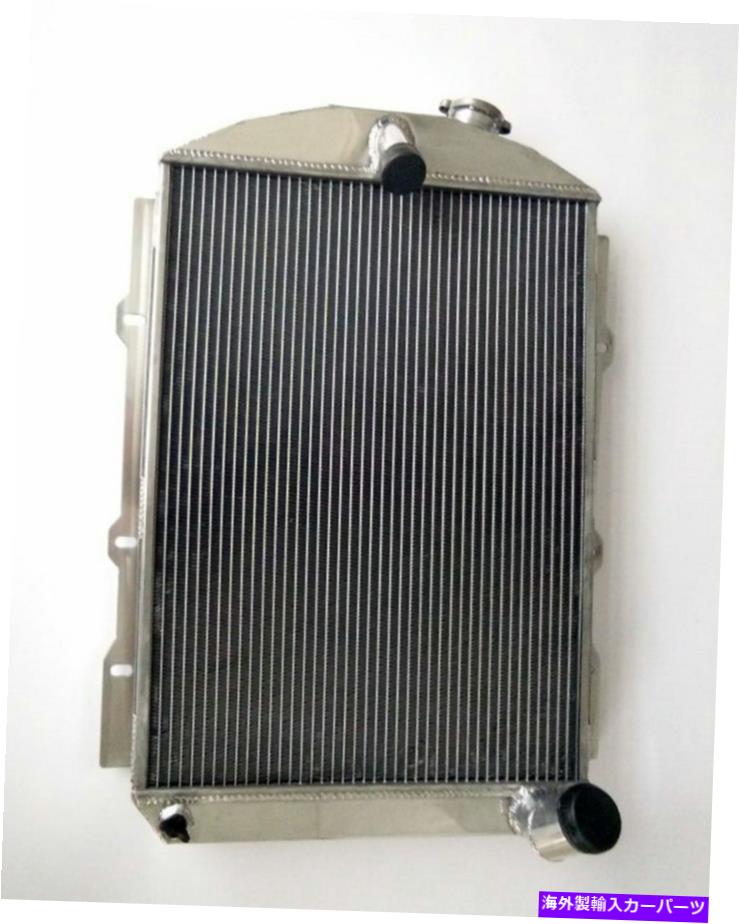 Radiator Chevy Hot/Street Rod 6 Cylの場合。 W/Tranny Cooler 1938 MTアルミニウムラジアート FOR CH..