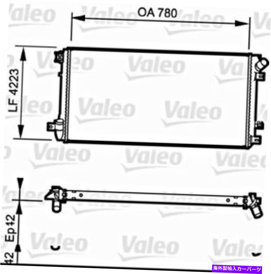 Radiator エンジン冷却ラジエーターバレオはルノーマスターバス2.5L 2006- Engine Cooling Radiator VALEO Fits RENAULT Master Bus 2.5L 2006-