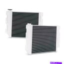 Radiator ミシモトはジープラングラーYJとTJ -LSスワップアルミニウムパフォーマンスラジエーターfに適合します Mishimoto Fits Jeep Wrangler YJ and TJ - LS Swap Aluminum Performance Radiator F(2)