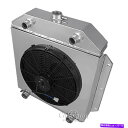 Radiator フォードカー用のチャンピオン3列アルミニウムラジエーターフラットヘッドエンジンとファンシュラウド Champion 3 Row Aluminu...