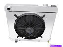 Radiator キャデラックチャンピオンラジエーターパッケージ、アルミニウム3列、シュラウド、16インチファン&リレーキット Cadillac Champio...