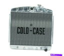 Radiator 1955-56ベルエアコールドケースアルミニウムラジエーター6シリンダータイプマウント 1955-56 Bel Air Cold-Case A...