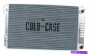 Radiator 1967-76 GMトラックコールドケースアルミニウムラジエーターLSスワップ用 1967-76 GM Truck Cold-Case Alu...