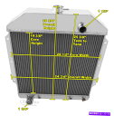 Radiator 4列のベストクーリングチャンピオンラジエーター1949-1953 Ford Cars Ford V8 Engine 4 Row Best Co...