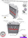 Radiator 1949年から1953年のフォードカーシボレーエンジンの4列のベストクーリングチャンピオンラジエーター 4 Row Best Cooling ...