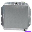 Radiator 1960-62 GMトラックL6/V8マニュアルトランスアルミニウムラジエーター(22-1/2