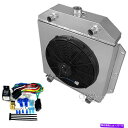 Radiator 1949-1953フォードカーフラットヘッド3列チャンピオンラジエーター、シュラウド、16インチファン&リレー 1949-1953 Ford ...