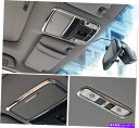 クロームカバー ホンダアコード2013-2016クロムフロント+リアリーディングライトランプカバートリム2PCS For Honda Accord 2013-2016 Chrome Front+Rear Reading Light Lamp Cover Trim 2Pcs(2)