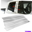 クロームカバー 2009-2018 Dodge Ram Crew/Quad Cab Chrome Pillar Post Trimカバー09-18 For 20...
