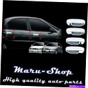 クロームカバー クロムドアハンドル96+シボレーラノス/sens 4dr/5dr/3drのクロムドアハンドルキャッチカバートリム Chrome Door Handle Catch Cover Trim for 96+ Chevrolet Lanos/Sens 4DR/5DR/3DR