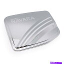 クロームカバー 日産ナバラのクロム燃料油タンクキャップカバーNP300ナローボディ2015 2019 Chrome Fuel Oil Tank Cap Cove...