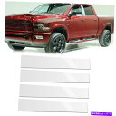 クロームカバー 4PCS Dodge RamのChrome Pillar Posts 2009-2018(Crew Cab/Quad Cab)デカールトリム 4...