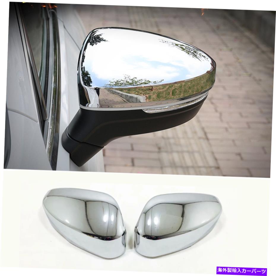 クロームカバー 2PCS Mitsubishi Eclipse Cross 2018-2022の2PCSクロームビューサイドミラーカバー 2pcs Chrome Rear View Side Mirror Cover For Mitsubishi Eclipse Cross 2018-2022