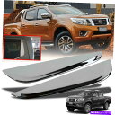 クロームカバー フィット2015+日産ナバラNP300 4ドアクロームリアピラードアポストトリムカバー Fit 2015+ Nissan Navara NP30...