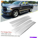 クロームカバー Dodge RamのChrome Pillar Post Trim 2009-2018 1500 2500 3500クルー/クワッドキャブ Ch...