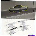 クロームカバー フォードエクスプローラー2020-2021 ABS Chrome Crome Crome Auter Door Cup Bowlカバーカバートリム For Ford Explorer 2020-2021 ABS Chrome Car Outer door cup bowl cover cover trim(2)