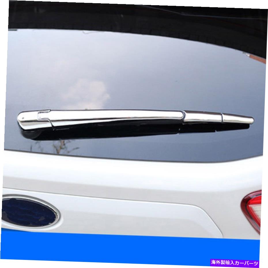 クロームカバー ABSクロムカーリアフロントガラスワイパーカバーステッカースバルXV 2018用のトリムキャップ ABS Chrome Car Rear Windscreen Wiper Cover Sticker Trim Cap for Subaru XV 2018