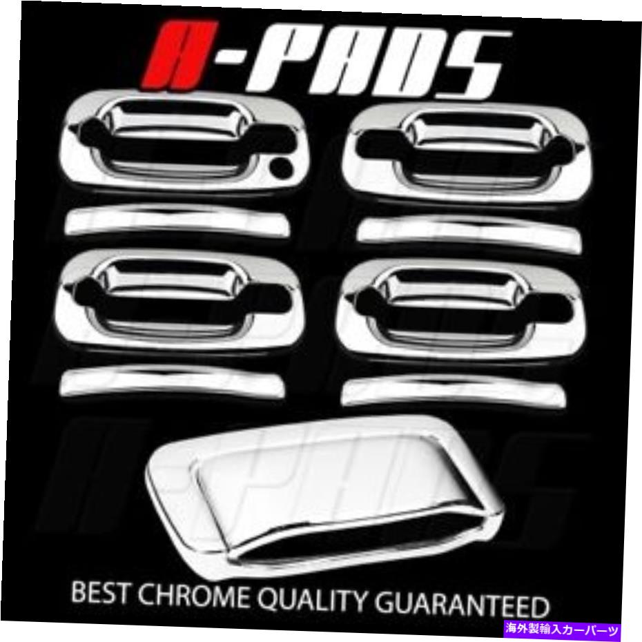 クロームカバー シボレータホ00-06クロムカバー4ドアハンドル+テールゲート FOR CHEVY TAHOE 00-06 CHROME COVERS 4 DOORS HANDLES+TAILGATE