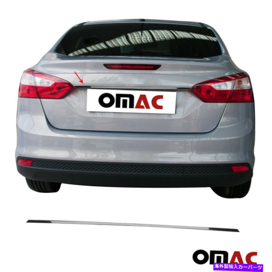 クロームカバー Ford Focus2012-2018 4 Dr Chrome Trunk Lid Grabハンドルカバーステンレス Fits Ford Focus 2012-2018 4 Dr Chrome Trunk Lid Grab Handle Cover Stainless