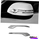 クロームカバー Honda CR-V 2012-2016 Chrome Mirror Cap Cover Trim Streamer2 PCSに適合 Fits Honda CR-V 2012-2016 Chrome Mirror Cap Cover Trim Streamer 2 Pcs