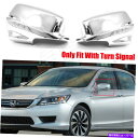 N[Jo[ 2PCSN~[Jo[2013 2014 2015 2016 2017z_AR[h̃Jo[ 2PCS Chrome Mirror Cover Covers For 2013 2014 2015 2016 2017 Honda Accord