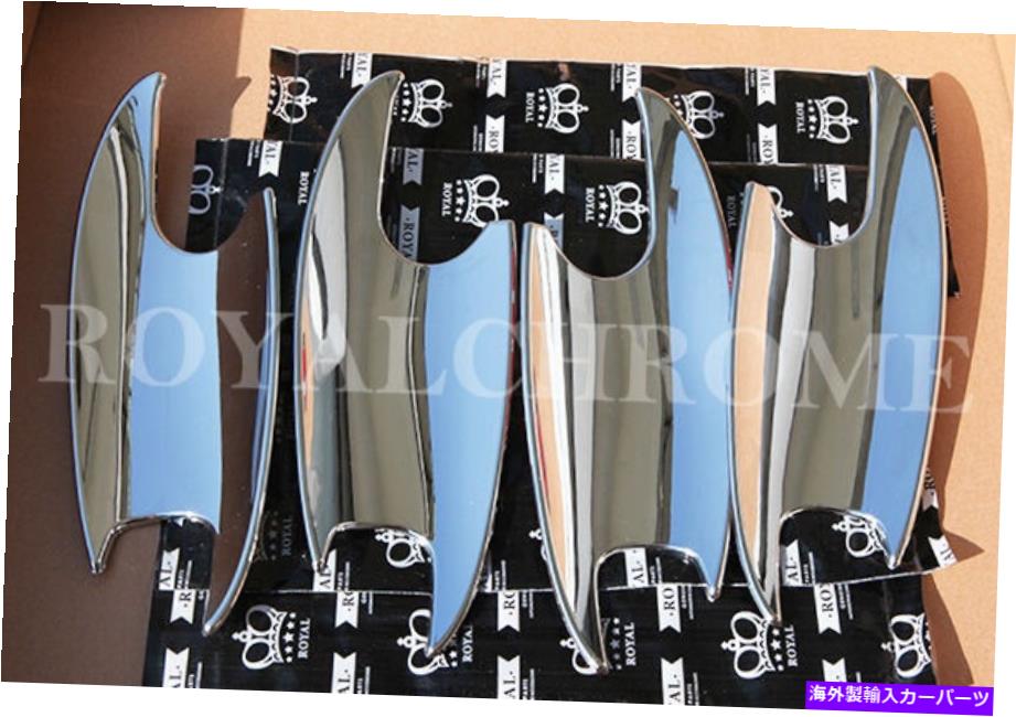 クロームカバー メルセデスベンツC E S CLSのためのX4クロムドアハンドルカップカップカバーから送信 Send from US X4 Chrome Door Handle Cup Bucket Covers for Mercedes Benz C E S CLS