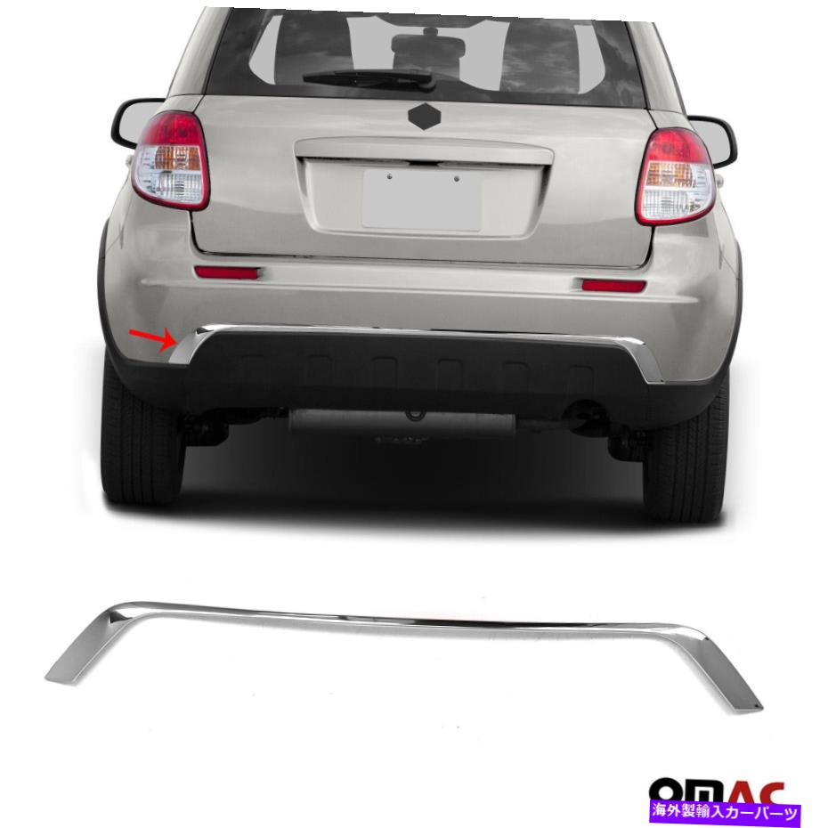 クロームカバー クロムグラブハンドルカバートランク蓋ステンレススチールフィットスズキSX4 2013-2021 Chrome Grab Handle Cover Trunk Lid Stainless Steel Fits Suzuki SX4 2013-2021