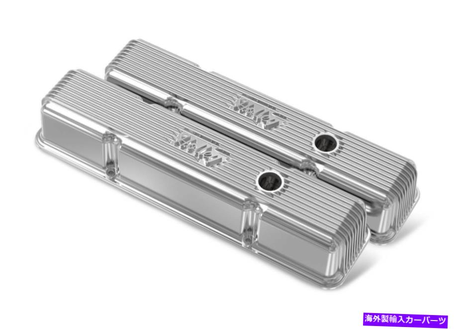 󥸥󥫥С ۥ꡼241-241 SBCӥơ꡼եդХ֥С - ᤫ줿ž夲 Holley 241-241 SBC Vintage Series Finned Valve Covers - Polished Finish